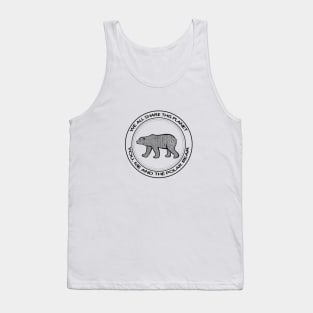 Polar Bear - We All Share This Planet - light colors Tank Top